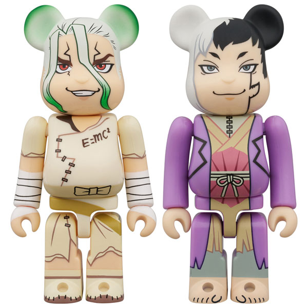 BE＠RBRICK 石神千空 ＆ あさぎりゲン 2PCS SET[メディコム・トイ