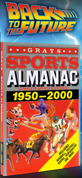 バック・トゥ・ザ・フューチャー/ スポーツ年鑑 1/1スケール レプリカ