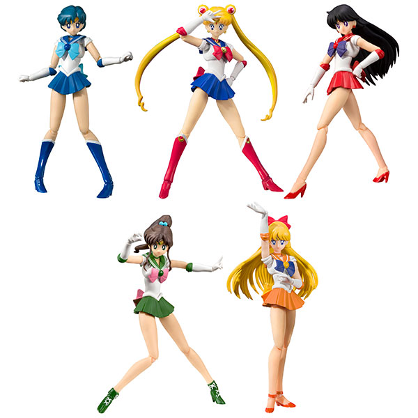 S.H.Figuarts セーラームーン 5種セット -Animation Color Edition