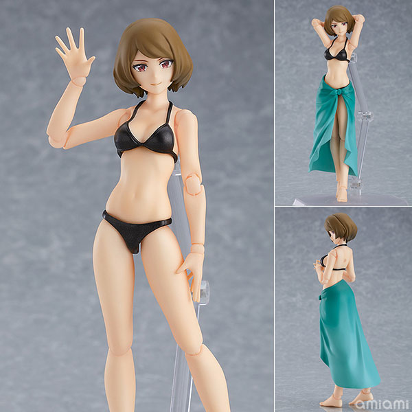 中古】(本体A/箱B)figma Styles 水着女性body(チアキ