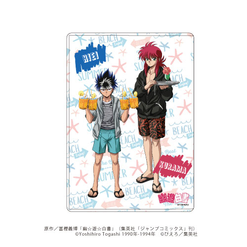 キャラクリアケース「幽☆遊☆白書」02/蔵馬＆飛影 海の家ver.[A3