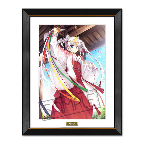 限定販売】千恋*万花 A3キャラファイングラフ 「朝武芳乃」-舞の奉納