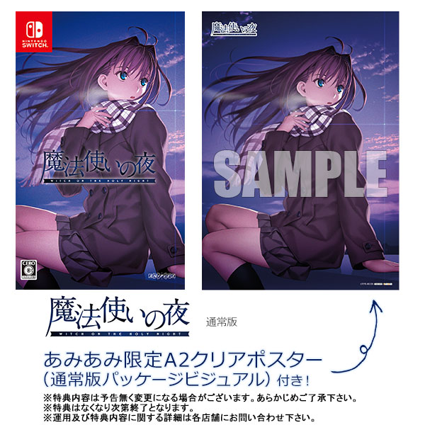 あみあみ限定特典】Nintendo Switch 魔法使いの夜 通常版