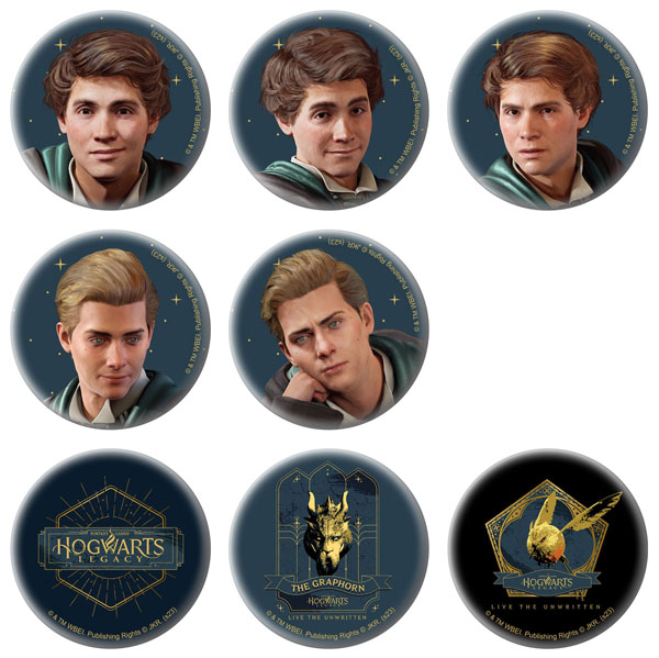 Hogwarts Legacy 缶バッジ 8個セット Hogwarts Legacy 缶バッジ