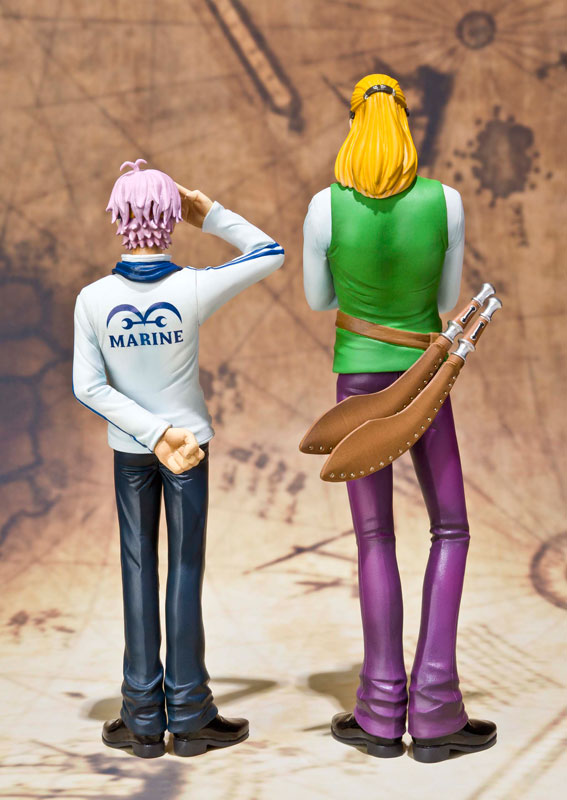 中古】(本体A/箱B)フィギュアーツZERO ワンピース コビー＆ヘルメッポ