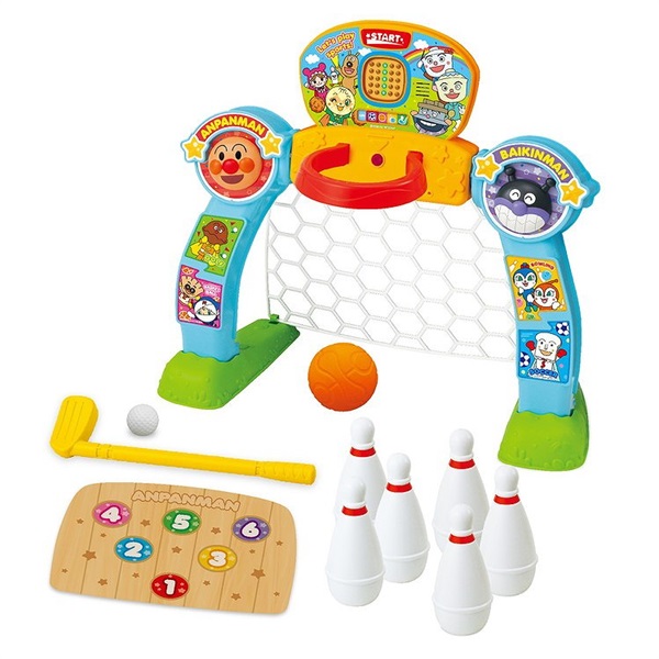 アンパンマン チャレンジ！能力アップ！スポーツデラックス4in1セット