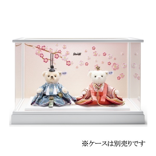 シュタイフ テディベア ひな人形「桜うさぎ」 4944358140215 ひな人形