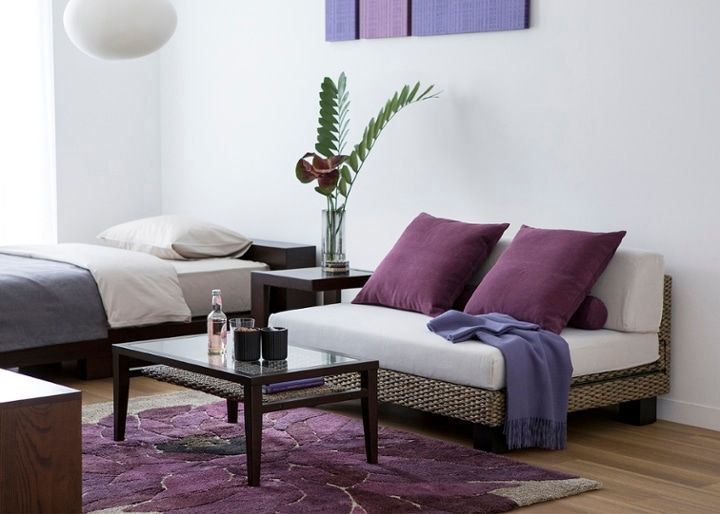 ケイ・ローソファ ベンチ (ヒヤシンス)・2人・3人掛け～床に近い暮らし