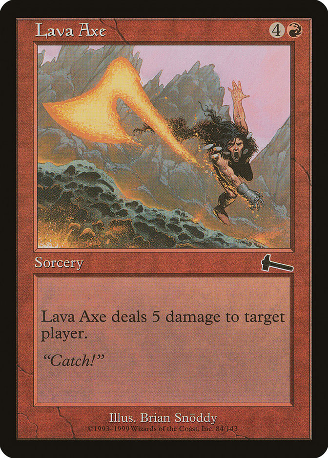 溶岩の斧／Lava Axe - MTGフレーバーテキストwiki | Magic the
