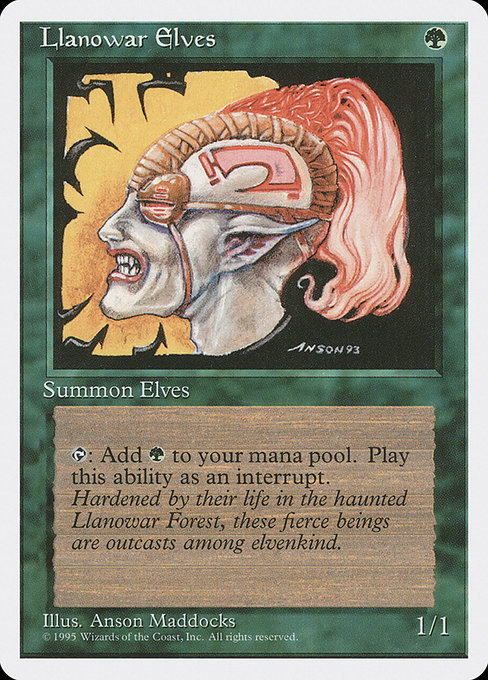 ラノワールのエルフ／Llanowar Elves - MTGフレーバーテキストwiki
