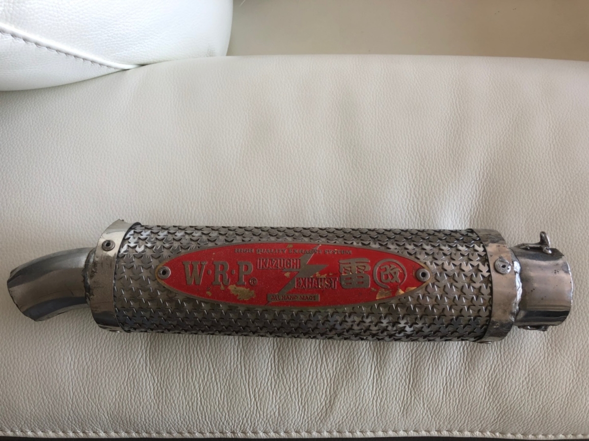 激レア！イカズチ菅WRP雷菅cbx400fcbr400f WRP 雷管サイレンサー希少
