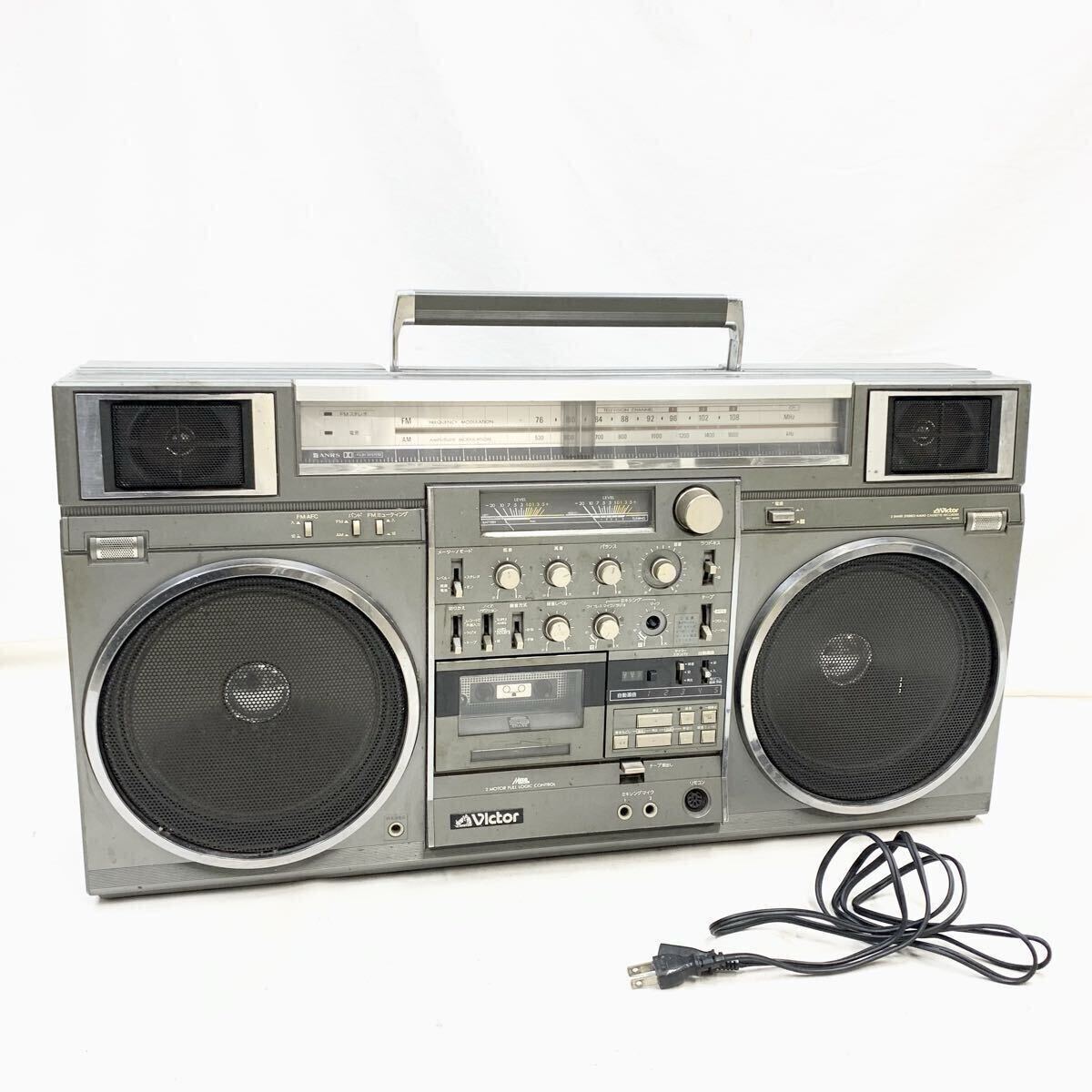 □VICTOR ビクター RC-510S ラジオカセットレコーダー ラジカセ 昭和
