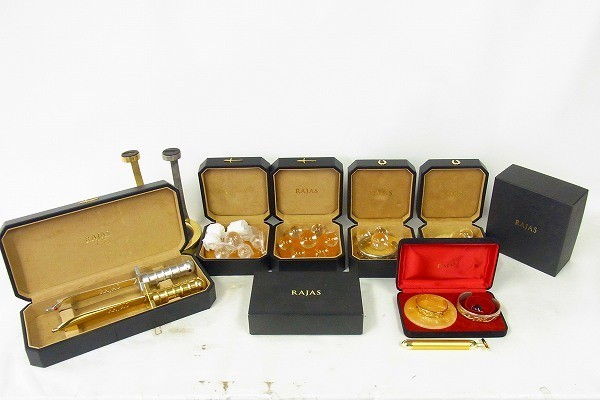 新リンパ療法 RAJASリング (大.小) 水晶セット ラジャスリング RAJAS