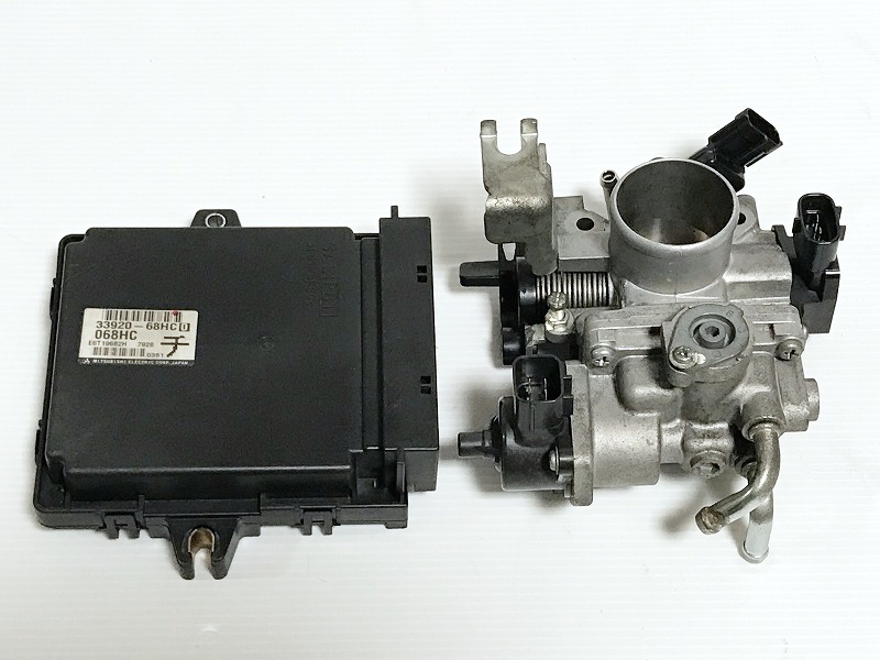 21◇エブリィDA64Vターボ☆スロットルボディ＆エンジンコンピューター