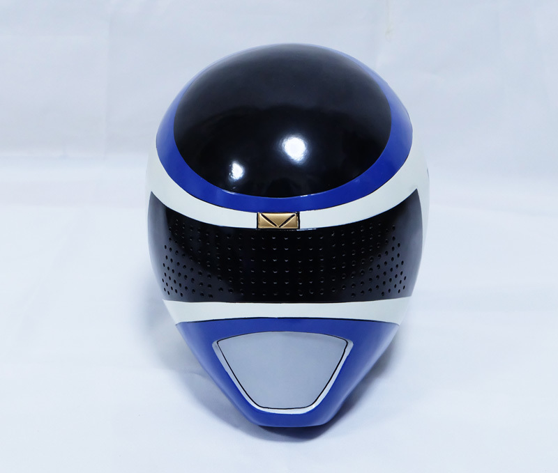 電磁戦隊メガレンジャー メガブルー アトラク マスク 1/1 レプリカ