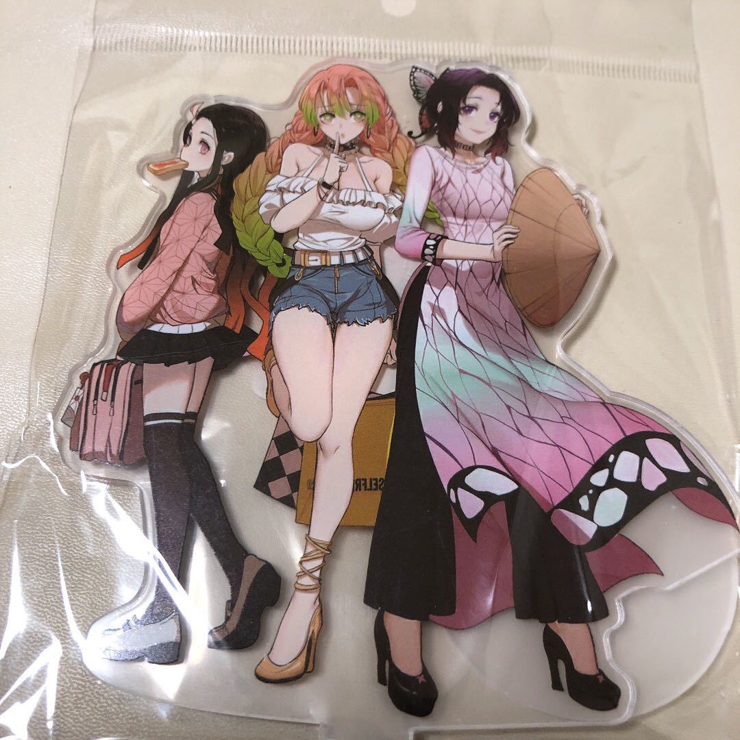 新品】鬼滅の刃 アクリルスタンド 胡蝶しのぶ 甘露寺 蜜璃 竈門 禰豆子