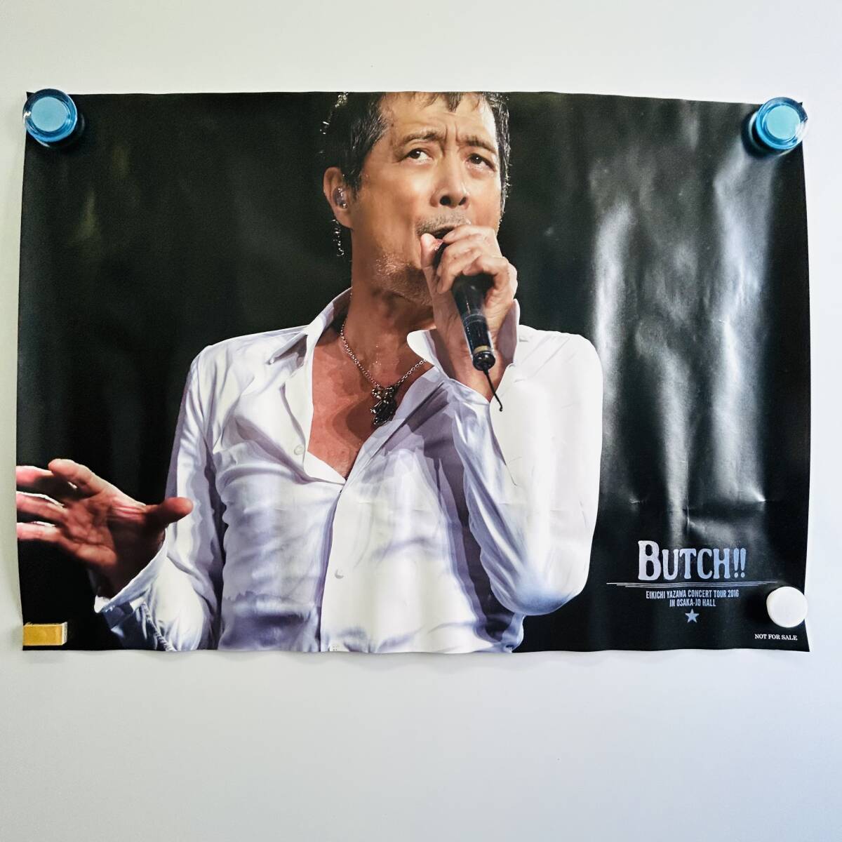 かおる 矢沢永吉 フィーリンカムハーハ86 ツアーポスター 矢沢永吉