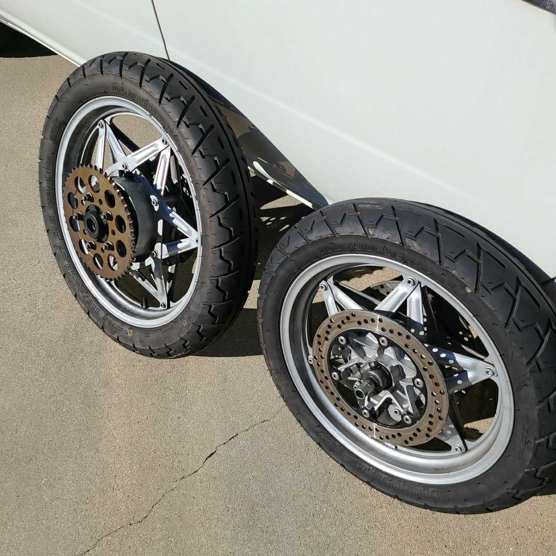Asuka！CBR400F ホイール前後セット Asuka！CBR400F ホイール前後