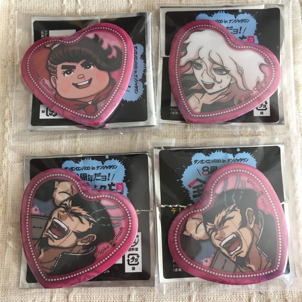 ダンガンロンパ セレスティア・ルーデンベルク テレ顔ハート缶バッジ