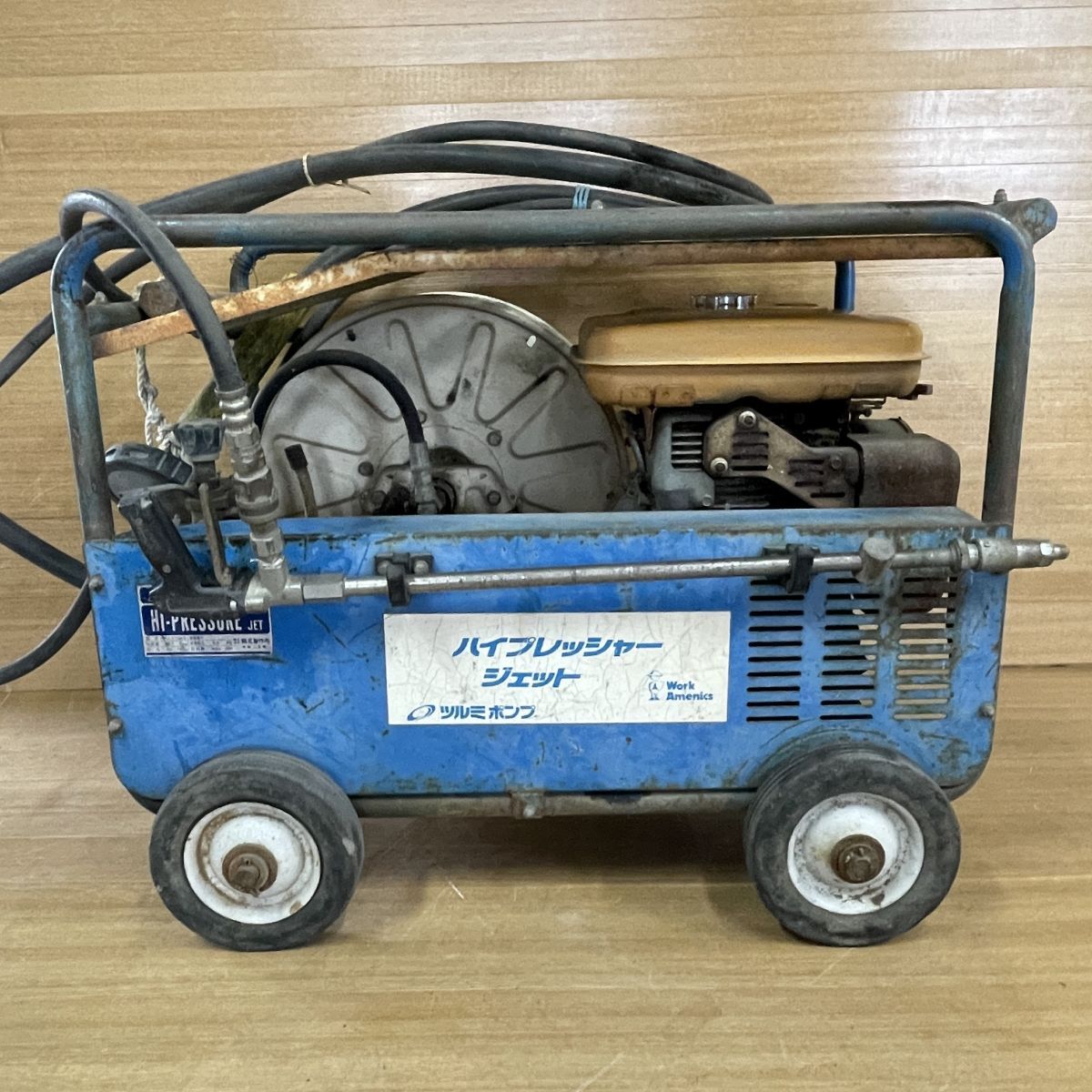 KB2ツルミ 鶴見製作所☆HPJ-550WE2 エンジン式高圧洗浄機 高圧洗浄機