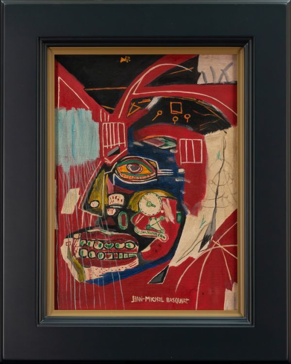 バスキア JEAN-MICHEL BASQUIAT 油絵 2 バスキア JEAN-MICHEL BASQUIAT