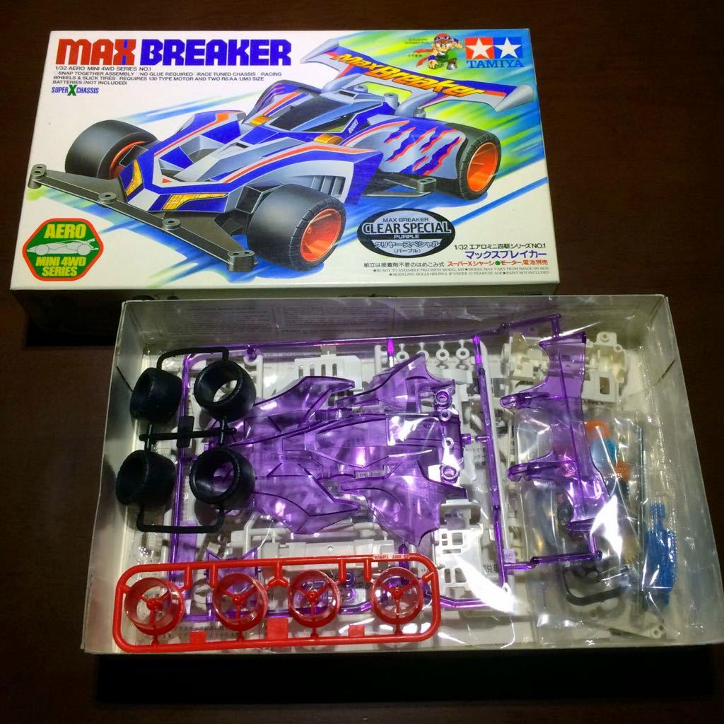 新品】□ミニ四駆□限定□クリヤースペシャル□マックスブレイカー