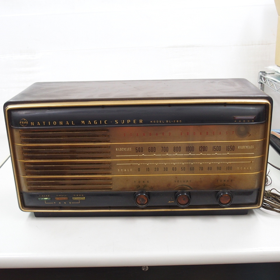 National ナショナル 真空管ラジオ Hi-Fi SUPER UF-605 【公式通販】