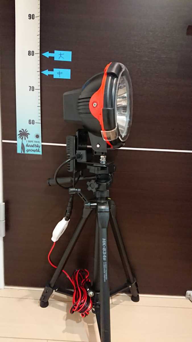 灯火採集 HID2灯ライト 55W×2 6000K 紫外線強化 三脚付