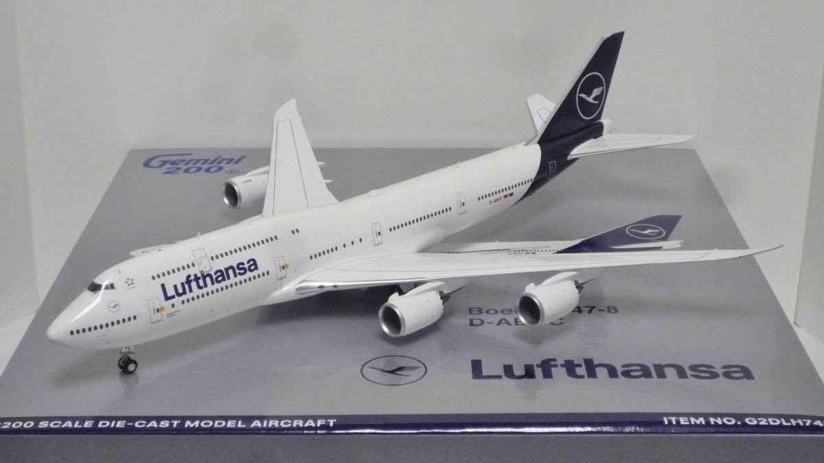Gemini200（1/200) ルフトハンザ 747-8 新塗装 D-ABYCの落札情報詳細