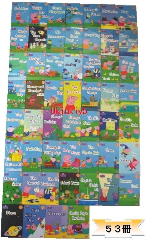 新品】新品157冊 peppa pig ペッパピッグ シーズン1～3 英語絵本 洋書