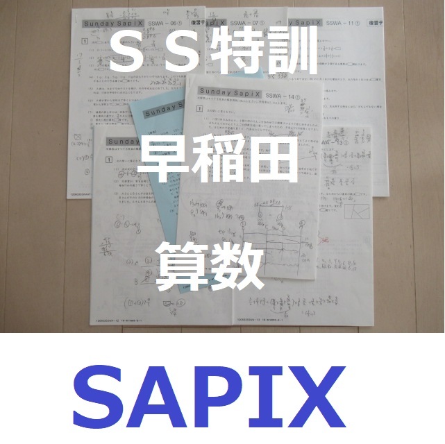 希少 Sunday Sapix 豊島岡算数対策 SSTJ 全14回セット