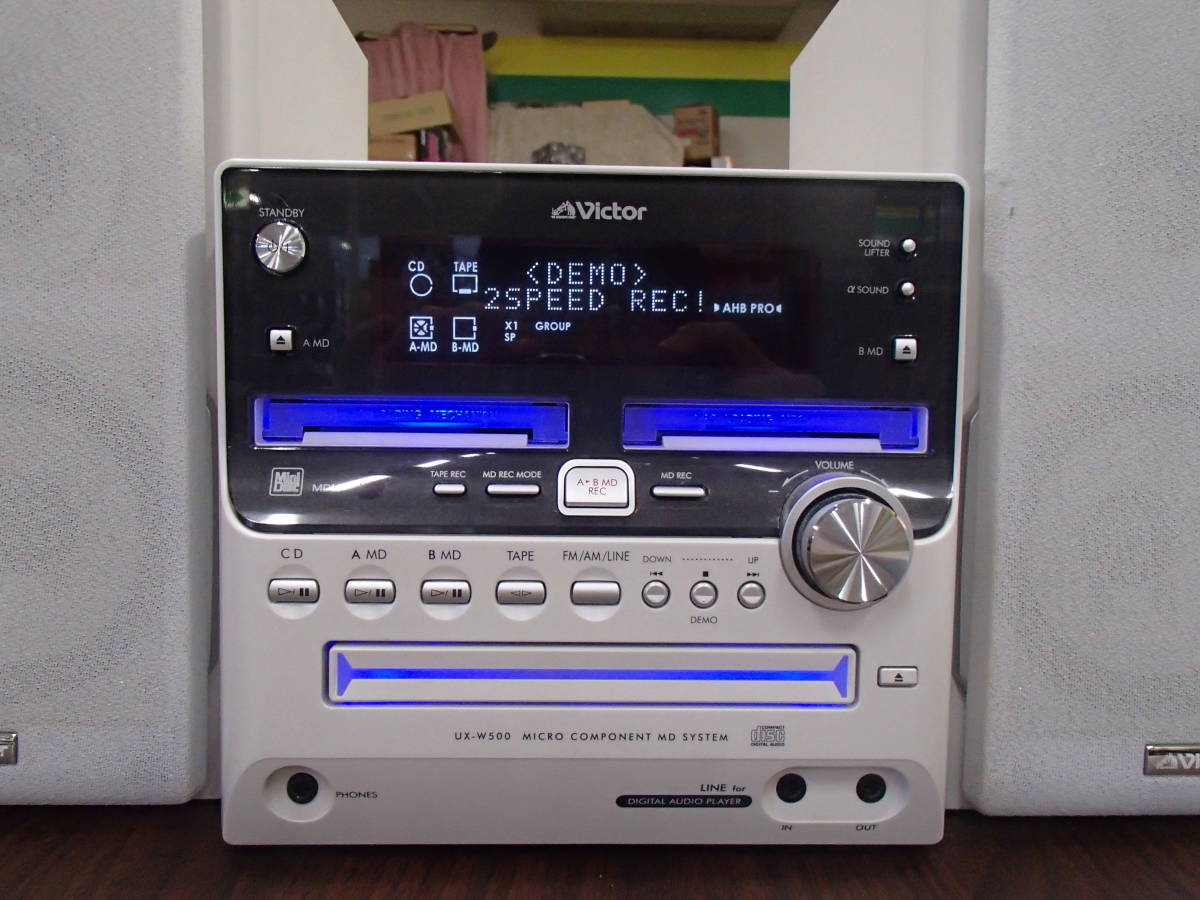 Yahoo!オークション - Victor UX-W500 本体+リモコンのみ