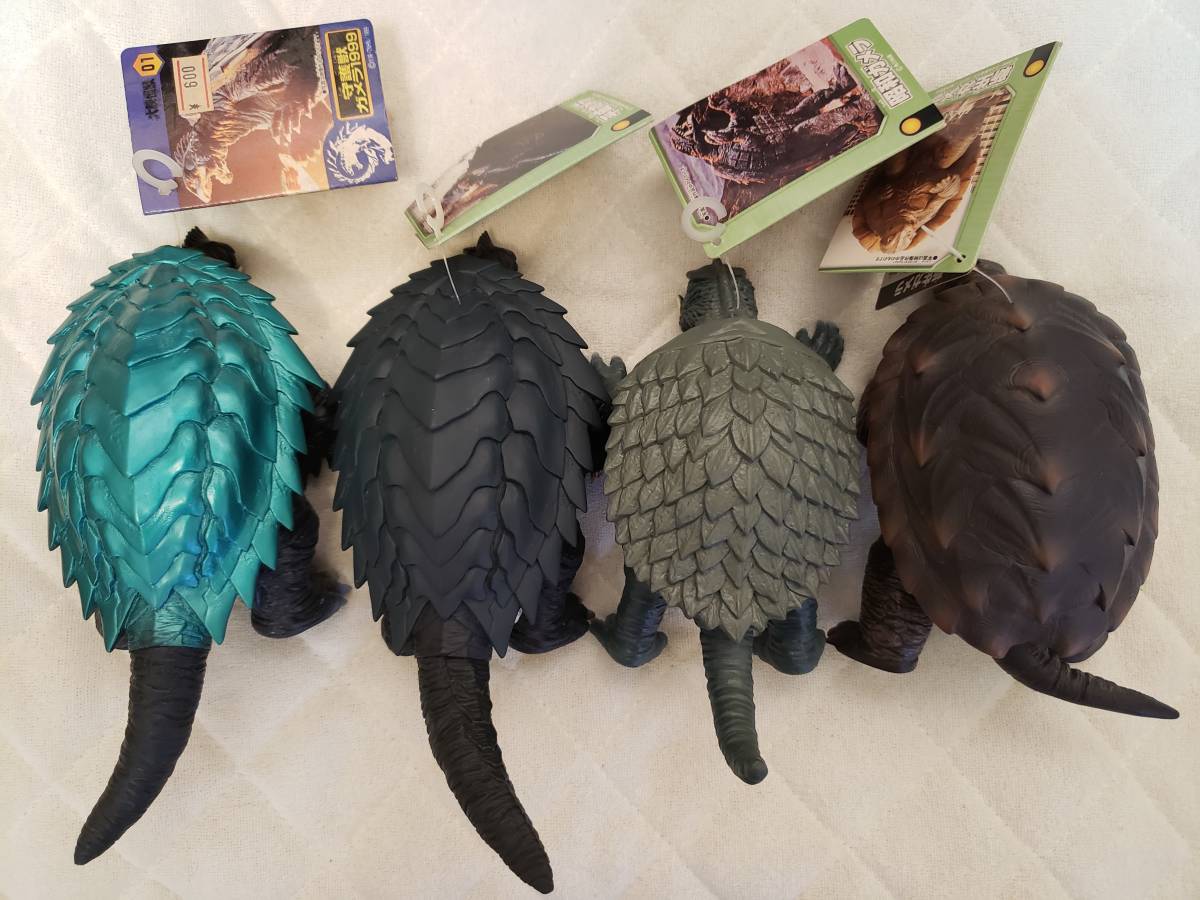 平成ガメラ＆登場怪獣（バンダイ）タグ付ムービーモンスターシリーズ4