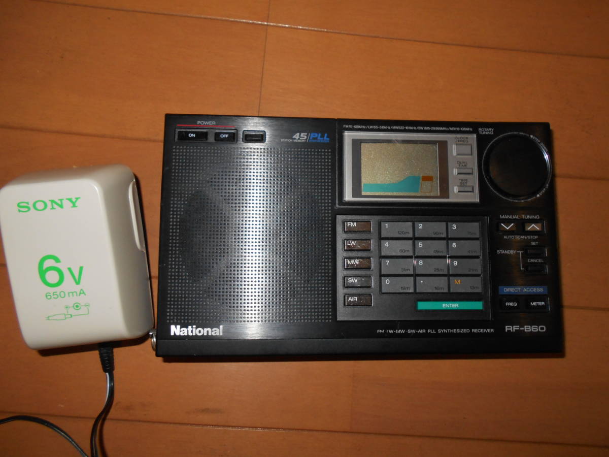 ラジオ・コンポ National RF-B60 PLL SYNTHESIZED RECEIVER ラジオ
