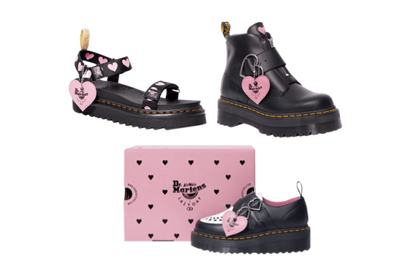 ドクターマーチンとLAZY OAFがコラボ！ポップで可愛いシューズアイテム