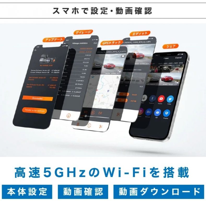 4つのカメラで全方位録画！次世代ドライブレコーダー「VANTRUE N5