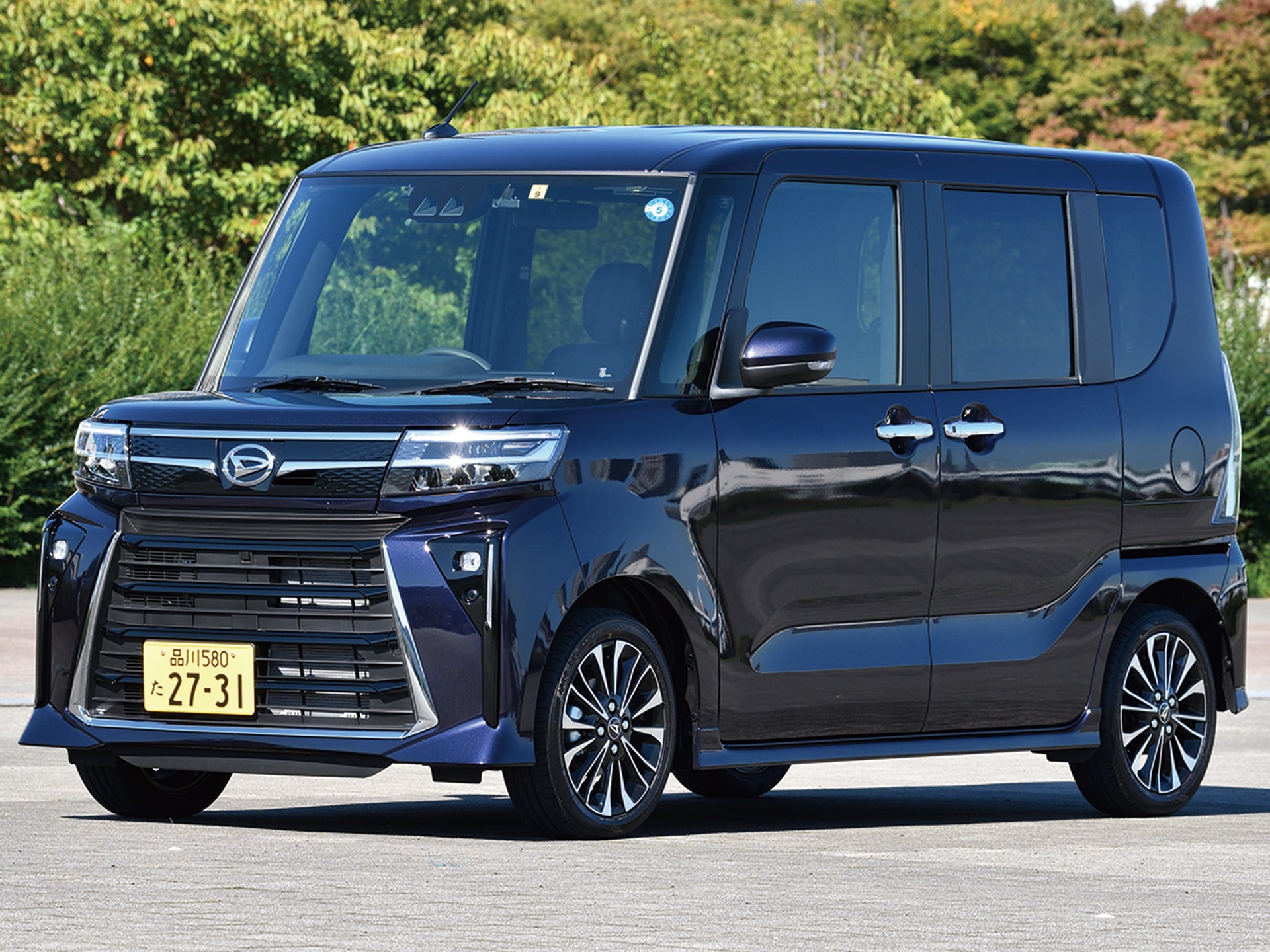 ダイハツ タント カスタムX 走行8435キロ 純正フルセグナビ