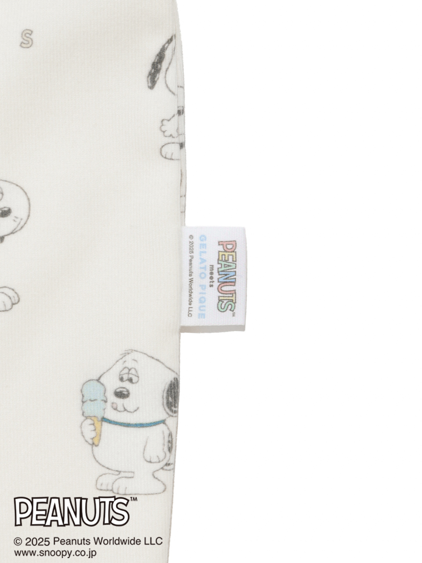 PEANUTS PUPPIES】【BABY】新生児 総柄2WAYオール(新生児 (50cm