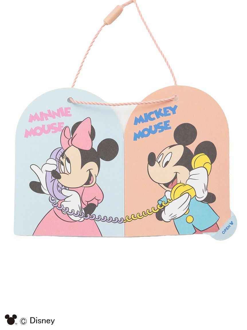 Sleep】Mickey&Minnie / ジャガードハーフケット(ブランケット