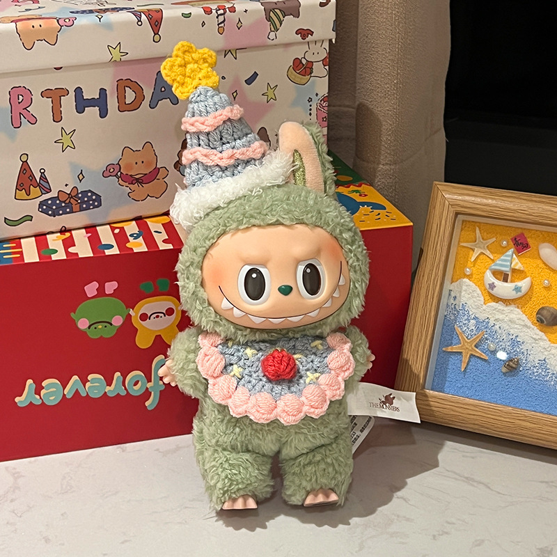 LABUBU ラブブ 2点セット ぬいぐるみ用服 洋服 ぬい服 ぬいぐるみ 着せ