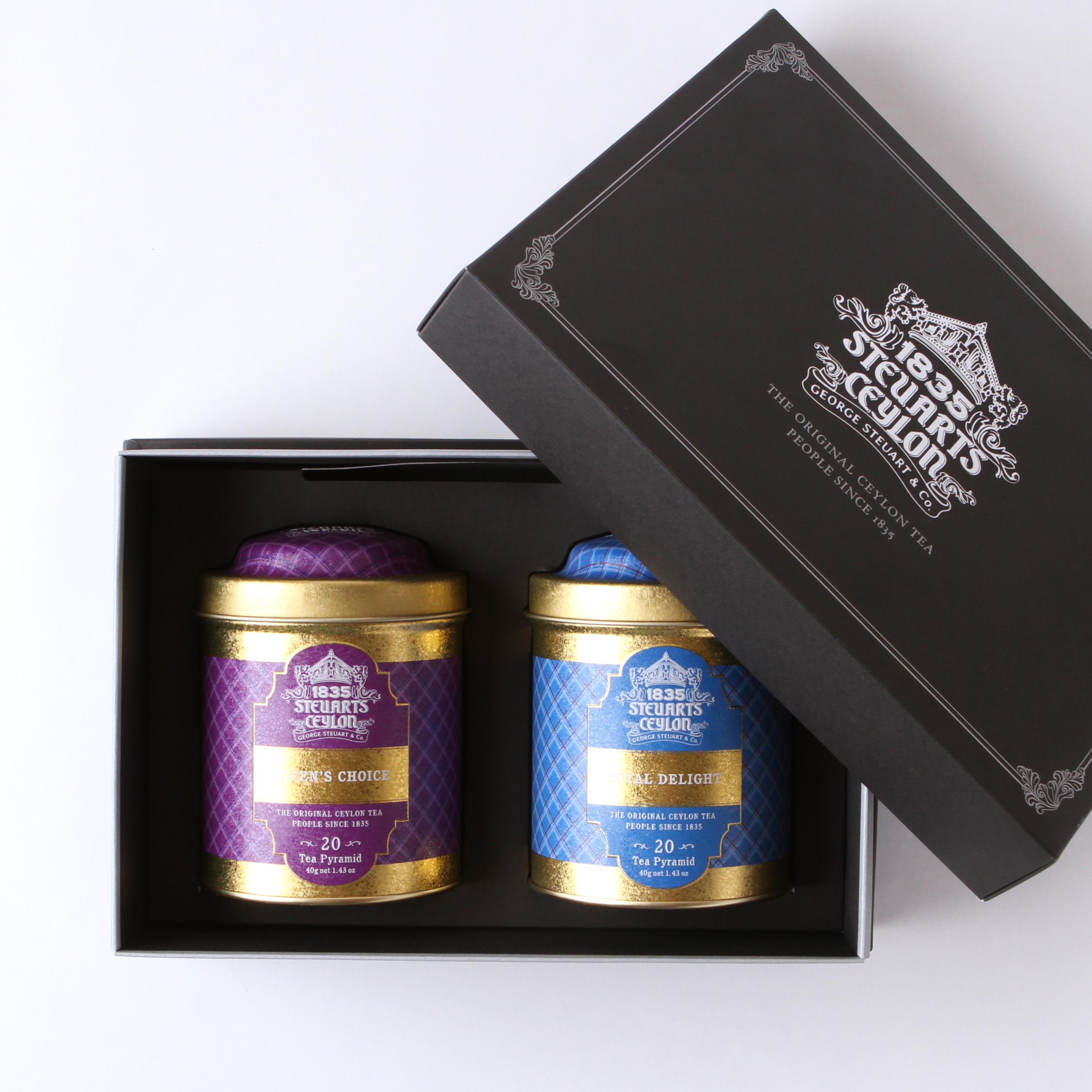 紅茶ギフト】ギフトボックス（トライアングルバッグ2缶）紅茶ギフト