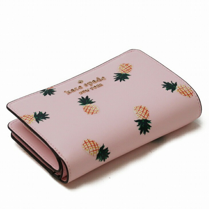 ケイトスペード KateSpade 財布 二つ折り財布 ピンク フルーツ