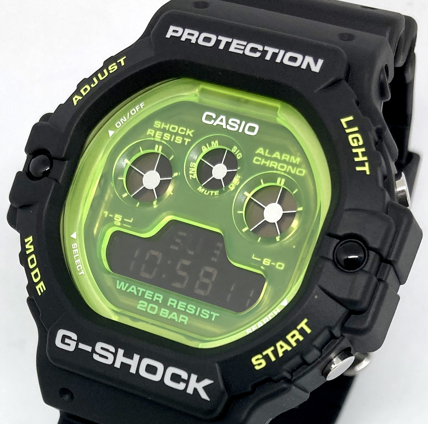 CASIO G-SHOCK Gショック 腕時計 メンズ グリーン デジタル 海外モデル