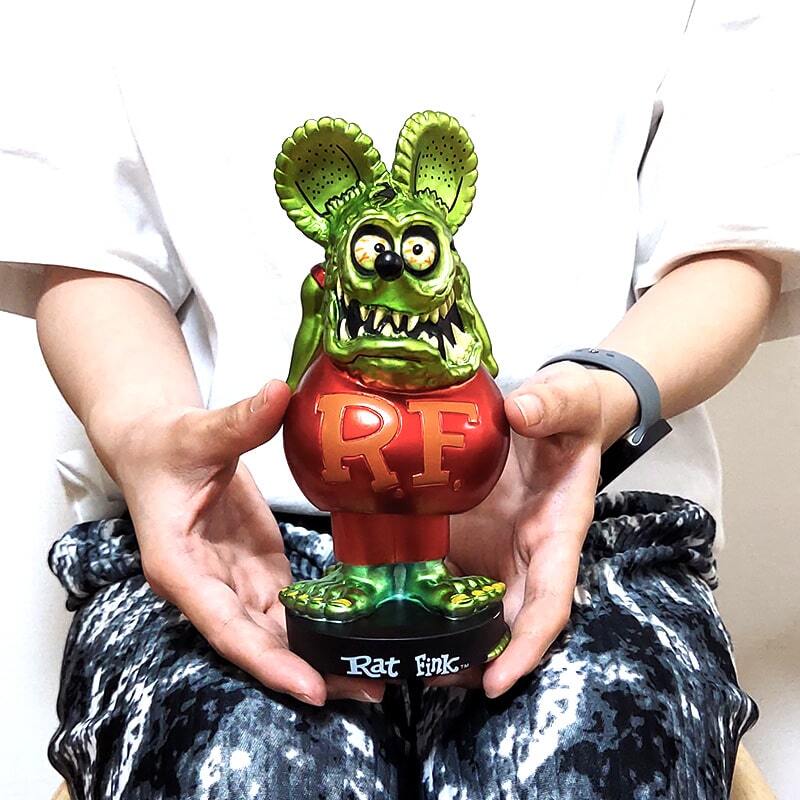 ラットフィンク フィギュア RAT FINK ボビングヘッド メタリック