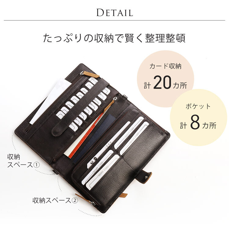 お財布ショルダー オーストリッチ フルポイント バイカラー 本革