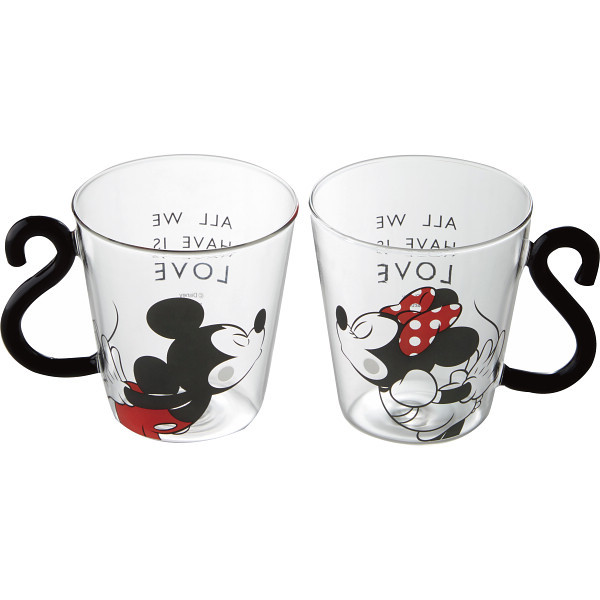 Disney】 ミッキー＆ミニー 耐熱マグカップ ペア ディズニー ミッキー