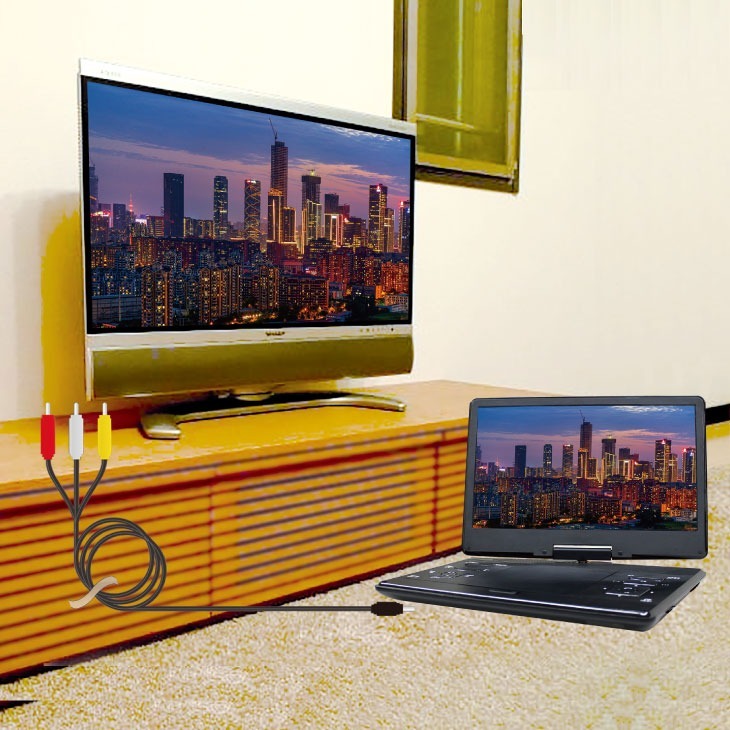 ポータブルテレビ ワイド 14.1インチ DVDプレーヤー ファミラ テレビ