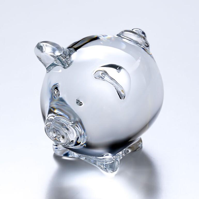 バカラ クリスタルフィギュア 豚 ミニマルズ MINIMALS COCHON コション