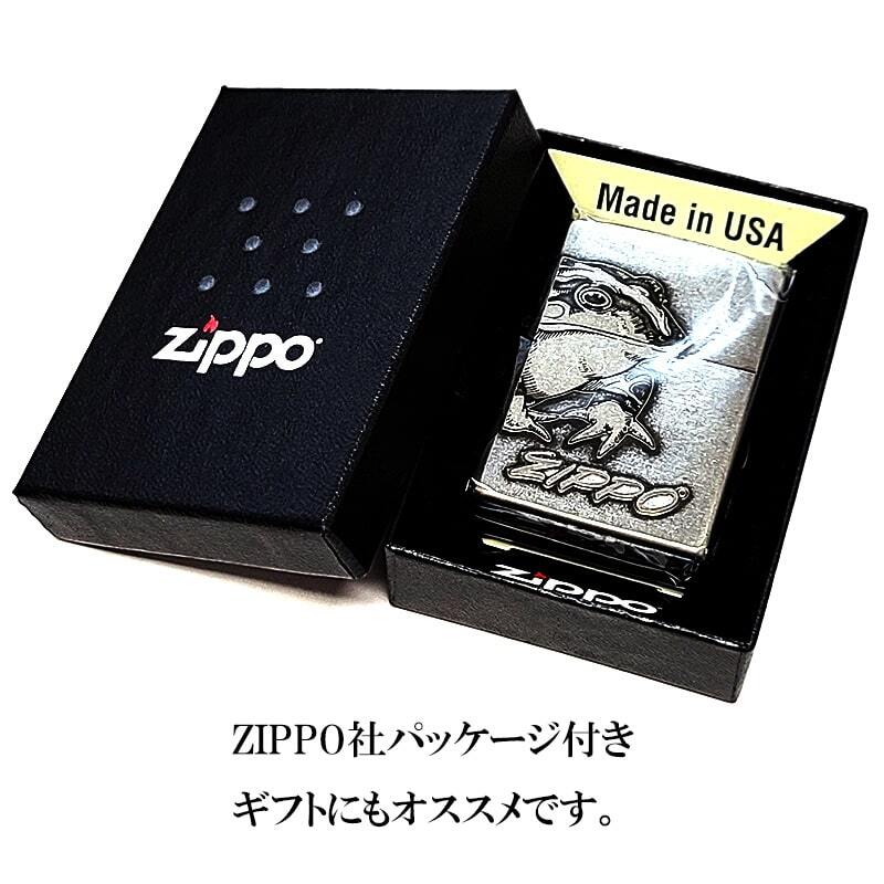 ZIPPO ライター 蛙 クラシックメタル ユーズド加工 ジッポ かっこいい