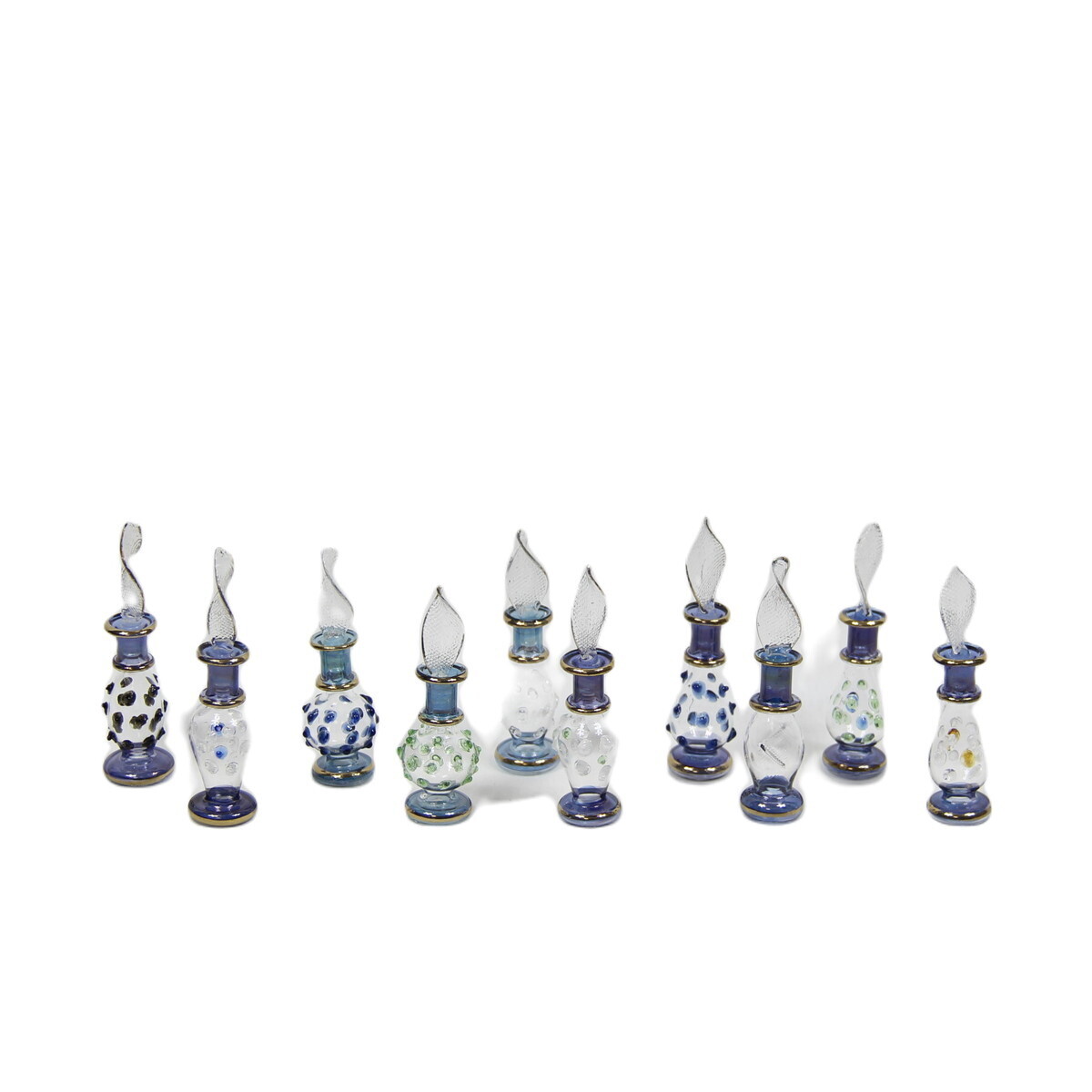 ミニエジプトボトル50本セット」 香水瓶エジプシャングラス 香水